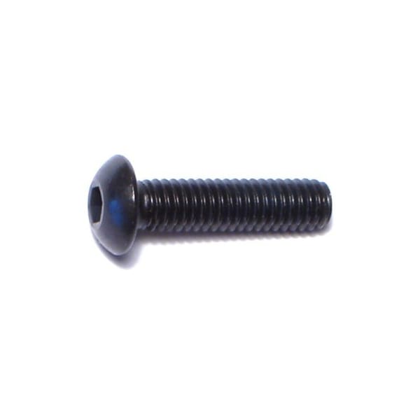 Midwest Fastener M4-0.70 Socket Head Cap Screw, Button, Black Oxide Steel, 16 mm Length, 12 PK 75954 - main